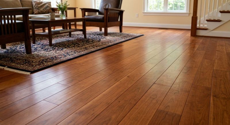 Cherry Floor Installation in Oakland, CA