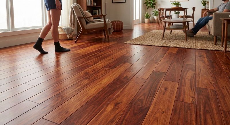 Cherry Floor Installation in San Lorenzo, CA