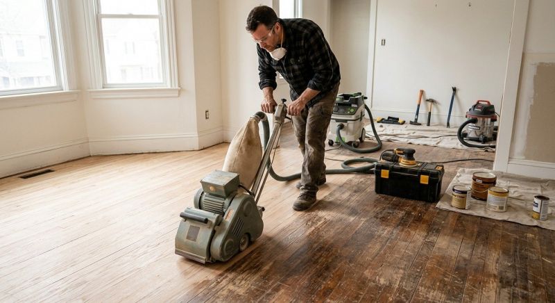 Hardwood Floor Renovation in Concord, CA