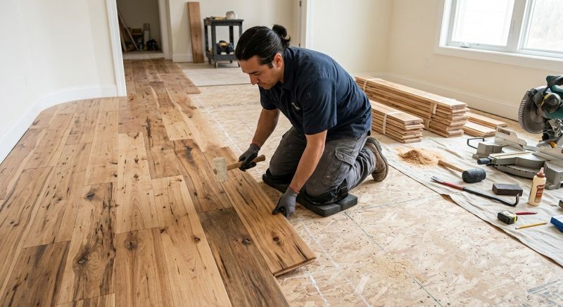 Hickory Floor Installation in Concord, CA