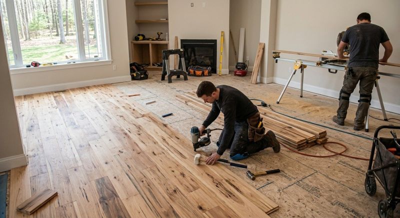 Hickory Floor Installation in Concord, CA