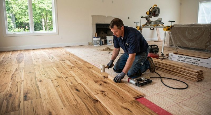 Hickory Floor Installation in Concord, CA