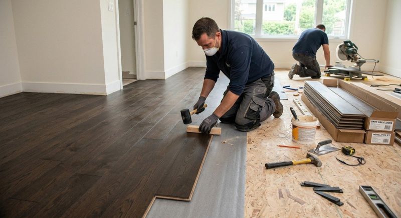 Hickory Floor Installation in Concord, CA