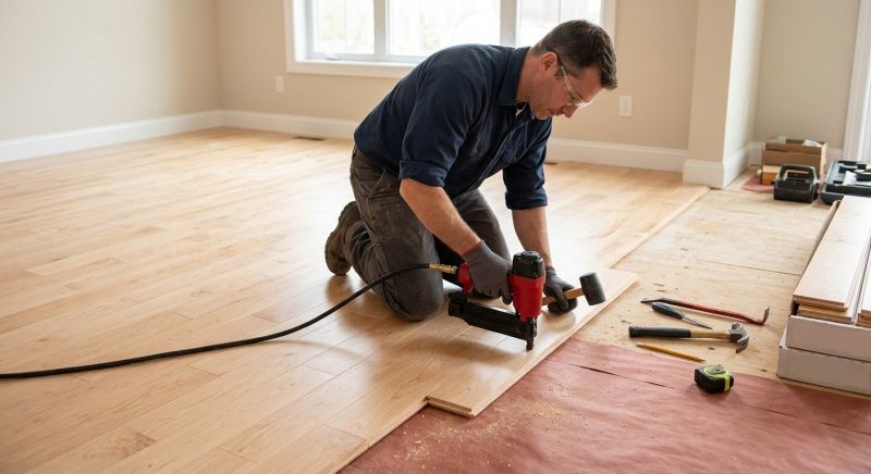 Maple Flooring Installation in Orinda, CA