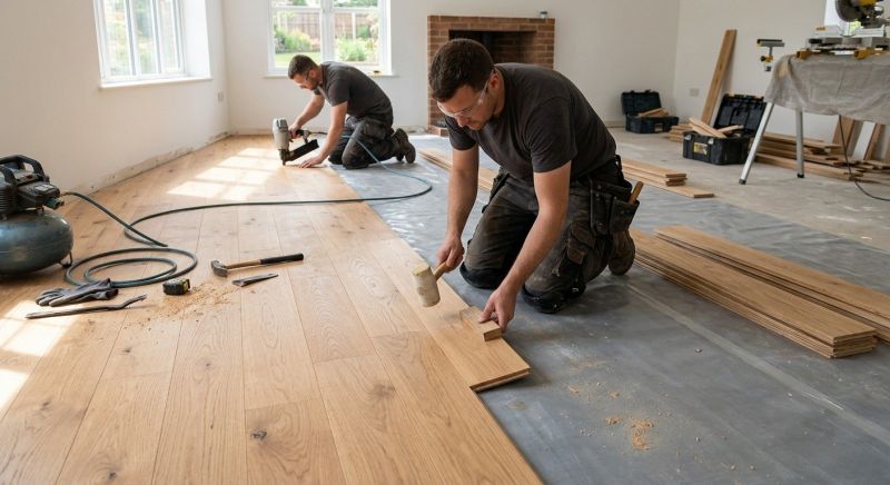 Oak Floor Installation in Alameda, CA
