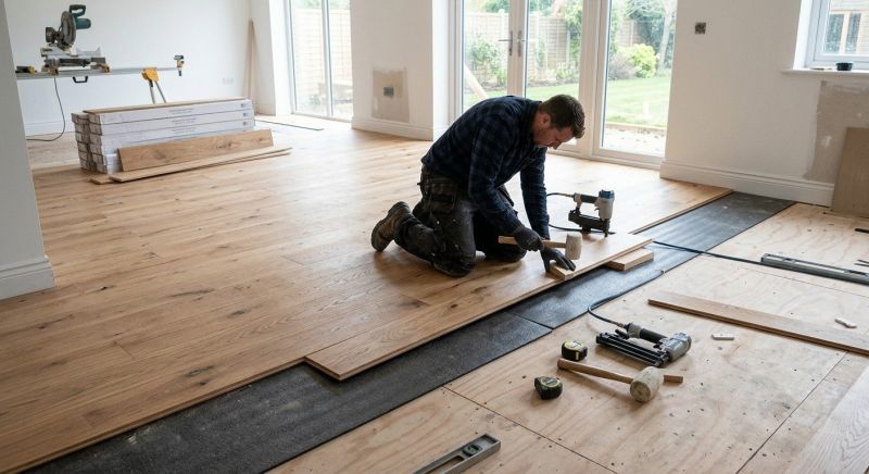 Oak Floor Installation in Benicia, CA