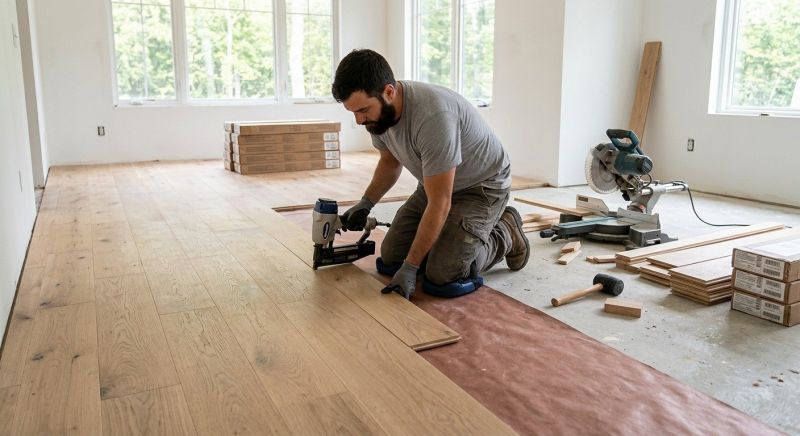 Oak Floor Installation in El Sobrante, CA