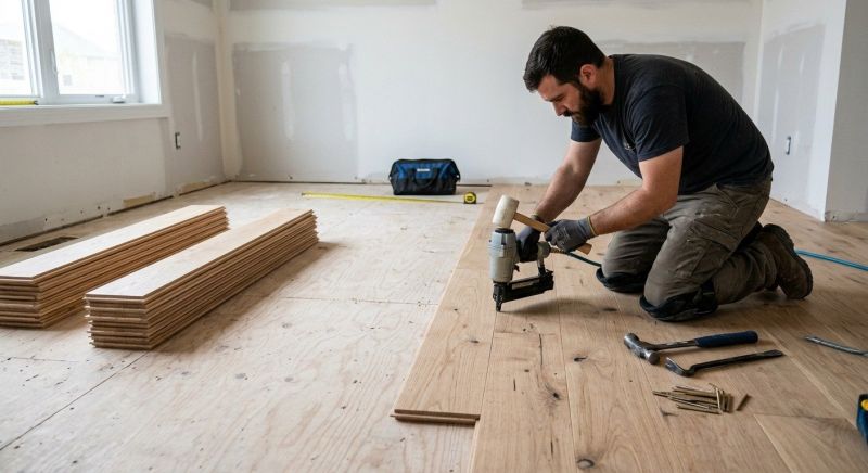 Oak Floor Installation in Concord, CA
