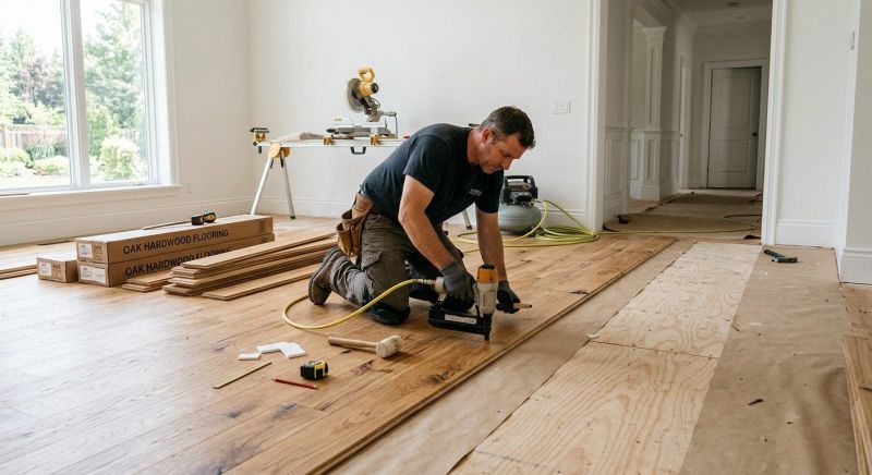 Oak Floor Installation in San Leandro, CA