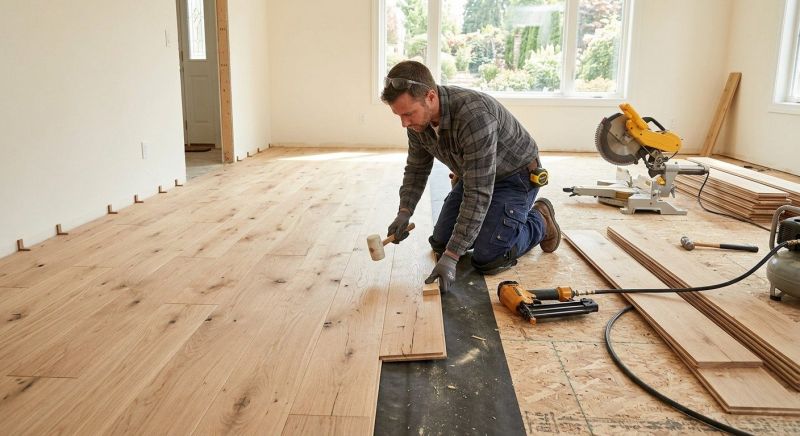Oak Floor Installation in San Ramon, CA