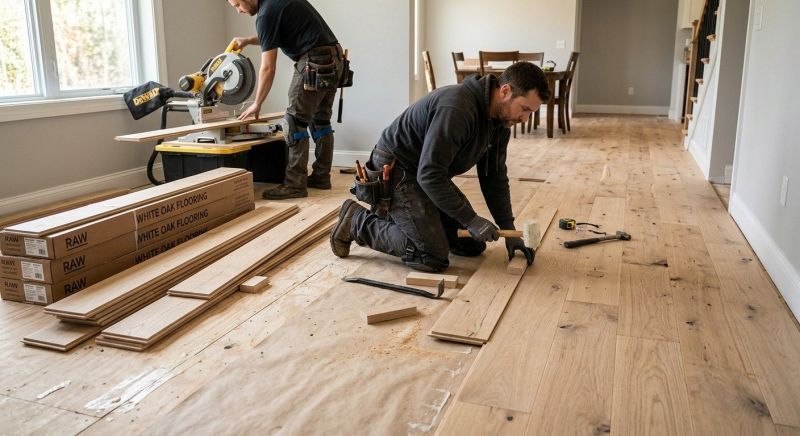 Oak Floor Installation in Vallejo, CA