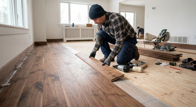 Walnut Flooring Installation in Concord, CA