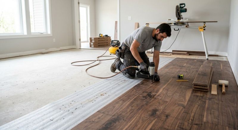 Walnut Flooring Installation in Concord, CA