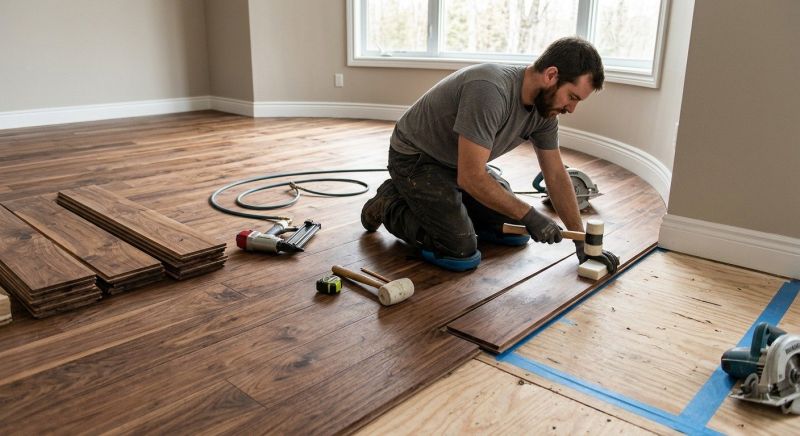 Walnut Flooring Installation in Concord, CA