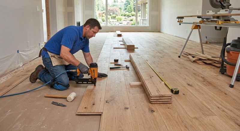 Wide Plank Floor Installation in Concord, CA