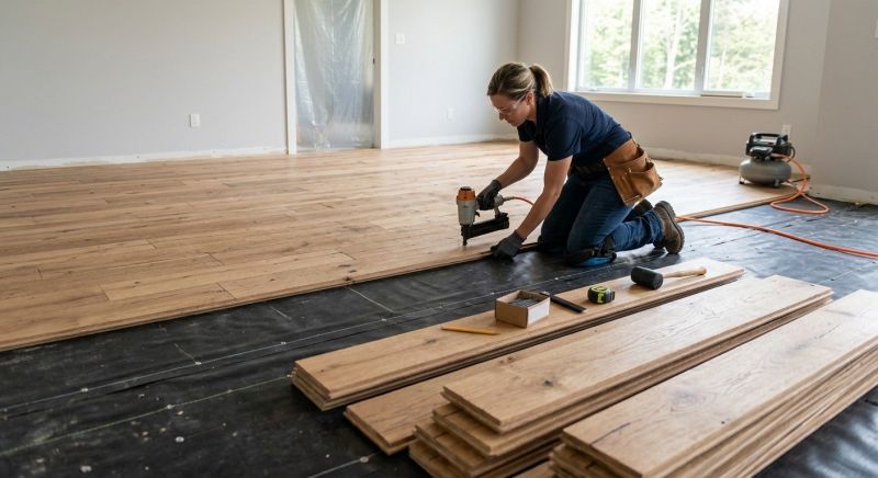 Wide Plank Floor Installation in Concord, CA