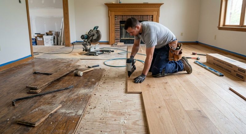 Wood Floor Replacement in Albany, CA