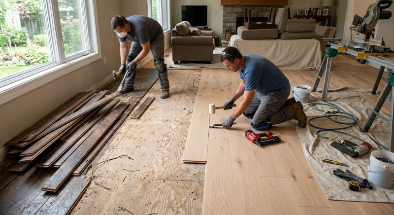 Wood Floor Replacement in Moraga, CA