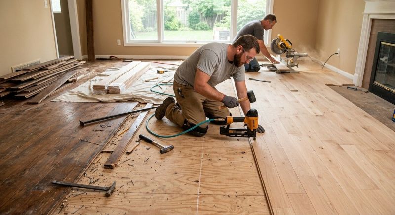 Wood Floor Replacement in Solano County, CA